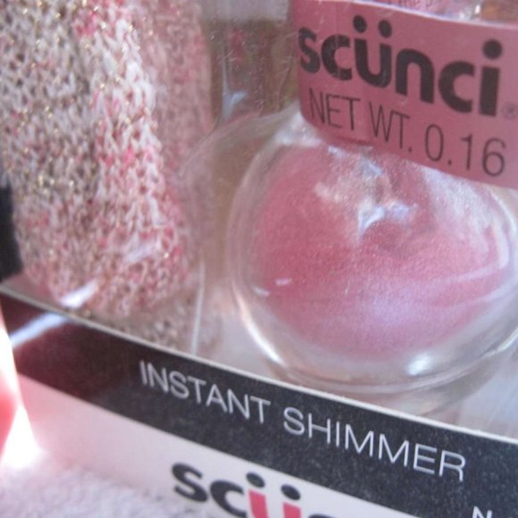 Scunci Instant Hair Shimmer Sparkling Glimmer Glitter Pink Silver Gold Ribbon - Picture 4 of 16